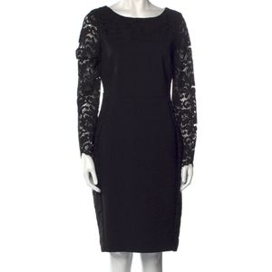 Hobbs London lace sheath dress 8